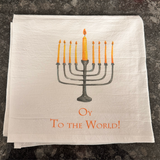 Tina Labadini Designs Tea Towel Oy To The World