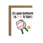 Brittany Paige Pickleball Birthday Card