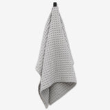 Geometry Waffle Hand Towel Stone