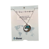 Dune Jewelry - Explorer Wave Necklace - Turquoise Gradient - Cape Cod Beaches