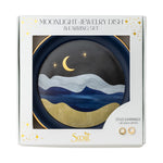 Scout Curated Wears - Jewelry Dish And Stud Earring Set - Moonlight/Midnight Blue