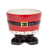 Boston International Small Footed Bowl Santa Belt