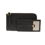 Joy Susan Karina Convertible Wristlet & Wallet Black