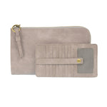 Joy Susan Karina Convertible Wristlet & Wallet Grey