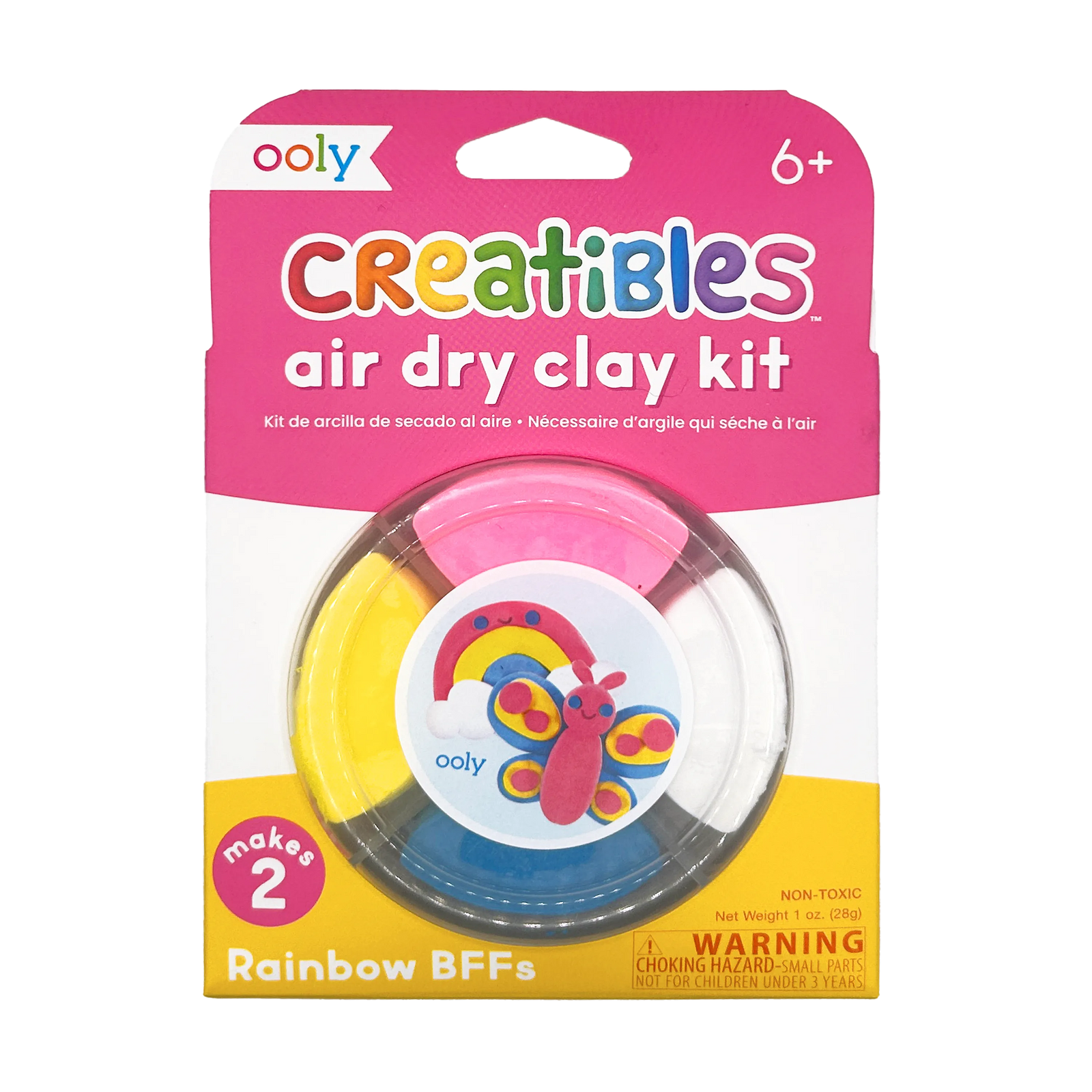 OOLY Creatibles: Air Dry Clay BFFs Kit Rainbow BFFs