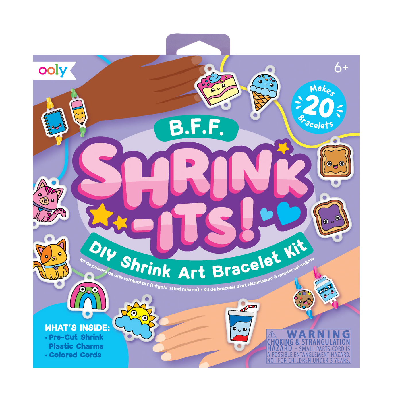 OOLY Shrink It! DIY Shrink Art Bracelet Kit BFF