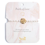 Scout Curated Wears - Pearl Affirmation Bracelet - Love/Gold