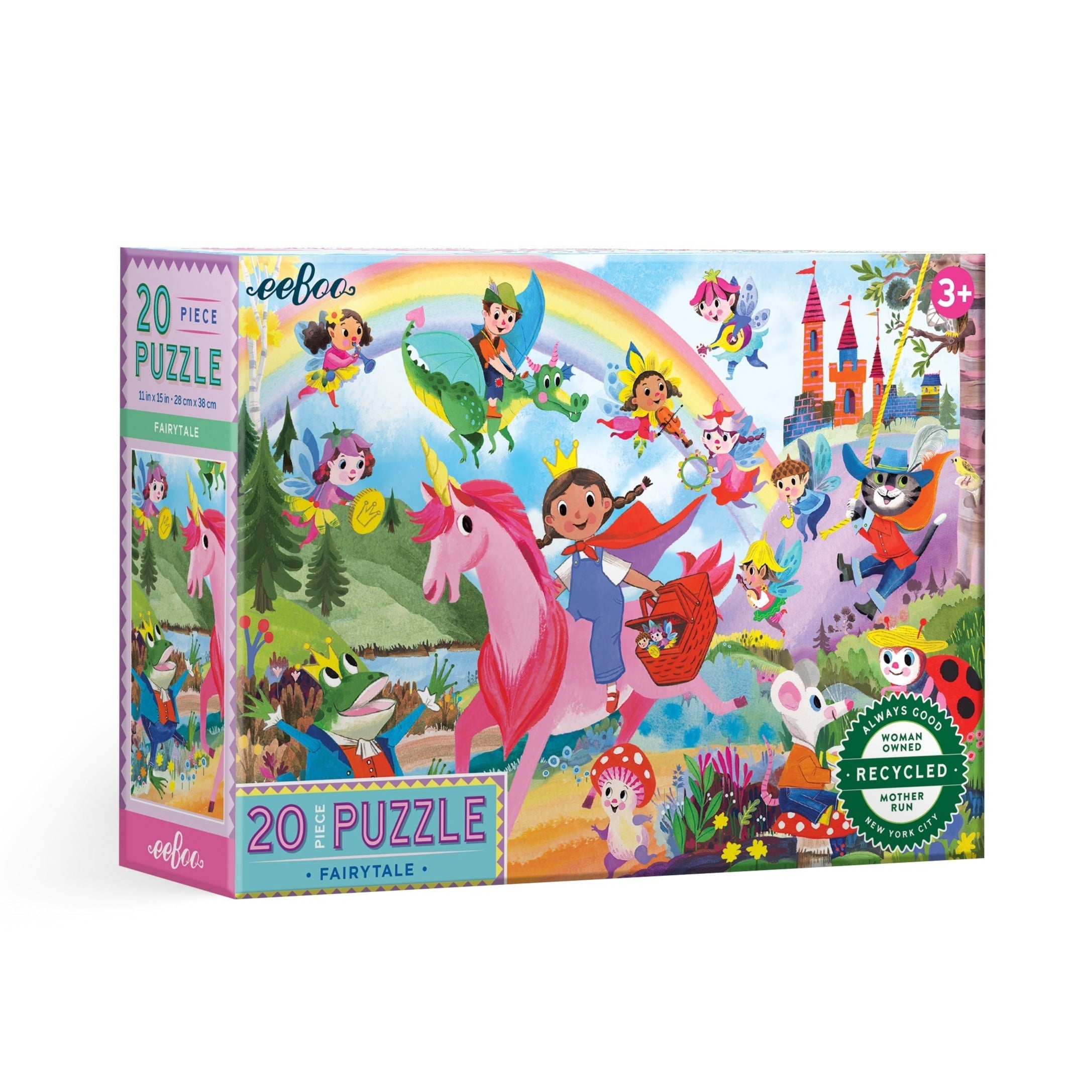 eeBoo Fairytale 20pc Puzzle