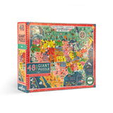 eeBoo Giant Puzzle USA 48pc 