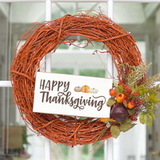 Rustic Marlin - Twine Sign - Happy Thanksgiving