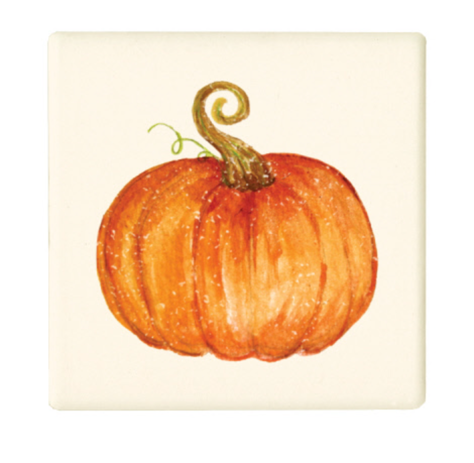 Tina Labadini Designs Coaster Pumpkin