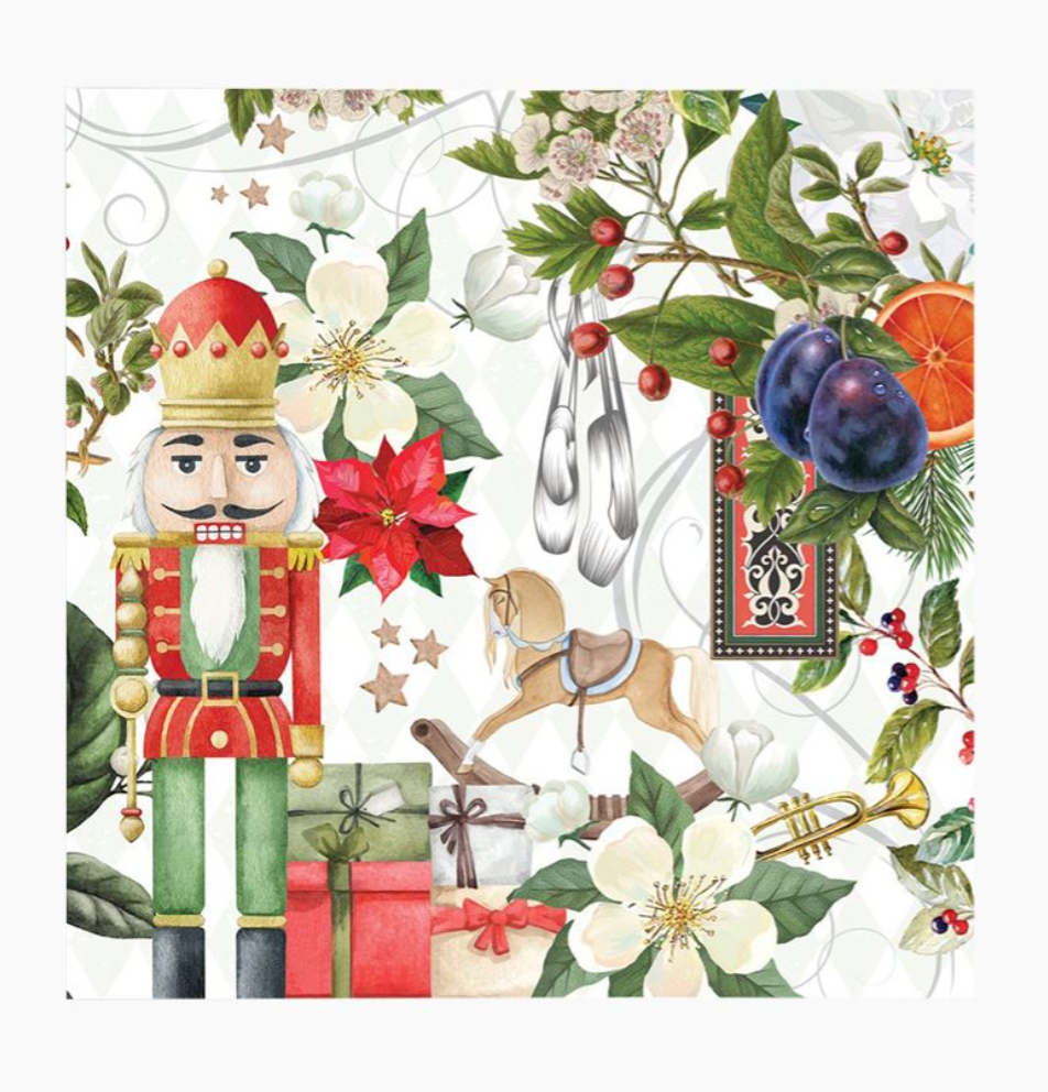 Michel Design Works Cocktail Napkin Nutcracker Suite