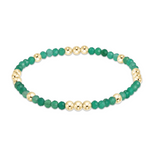 enewton 3MM Worthy Pattern Bracelet Green Onyx