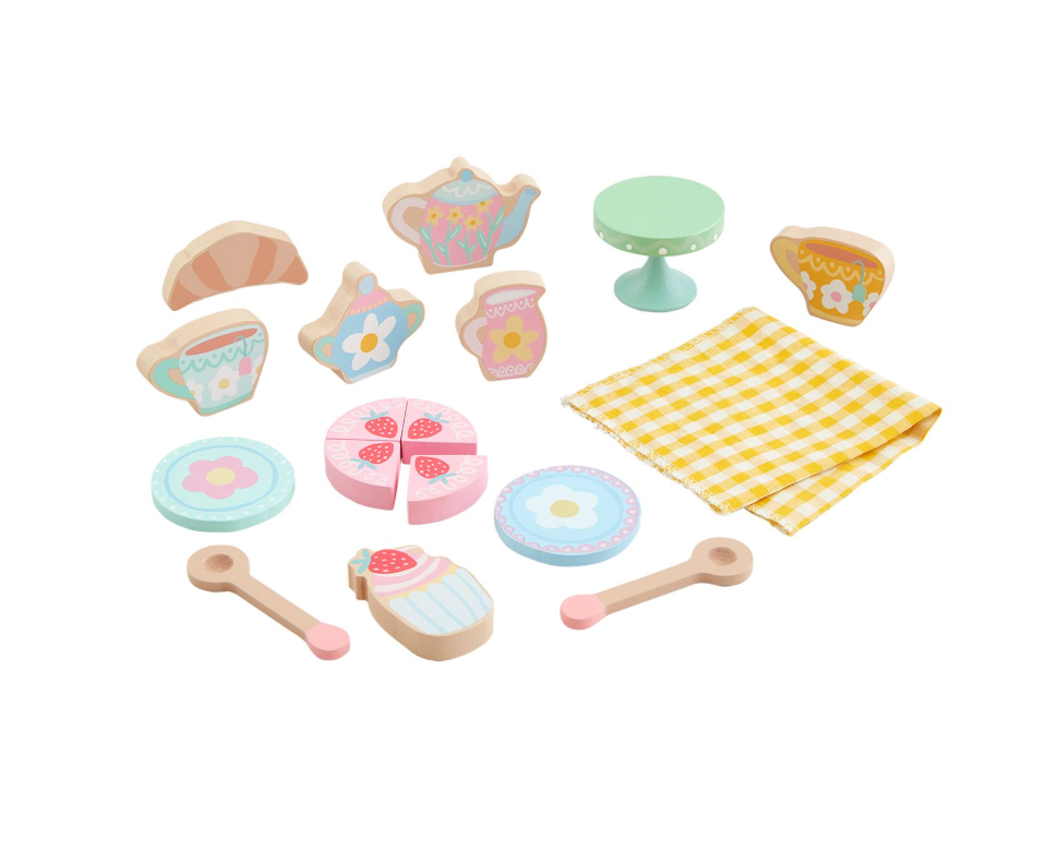 Mud Pie Tea Party Wood Set