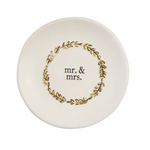 Mud Pie Mr. & Mrs. Wedding Ring Dish