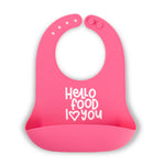 Bella Tunno Wonder Bib Hello Food I Love You