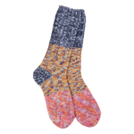 World's Softest Socks Enchanted Multi Ragg Crew Color Block