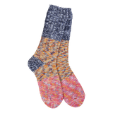 World's Softest Socks Enchanted Multi Ragg Crew Color Block