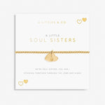 A Littles & Co Bracelet Gold Soul Sisters