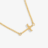 A  Littles & Co - Necklace - Faith Gold