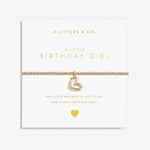 A Littles & Co Gold Bracelet Birthday Girl