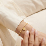 A Littles & Co - Bracelet - Friendship Is A Knot Gold