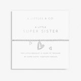 A Littles & Co Children's Bracelet Silver Super Sister