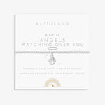 A Littles & Co Children's  Angels Watching Over You Bracelet Silver