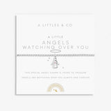 A Littles & Co Children's  Angels Watching Over You Bracelet Silver