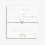 A Littles & Co Children's Bracelet Sisters Together Forever Silver