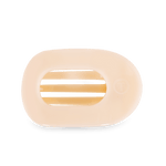 Teleties Larege Flat Round Clip Almond Beige