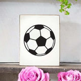 Rustic Marlin - Wood Block - Soccer Ball