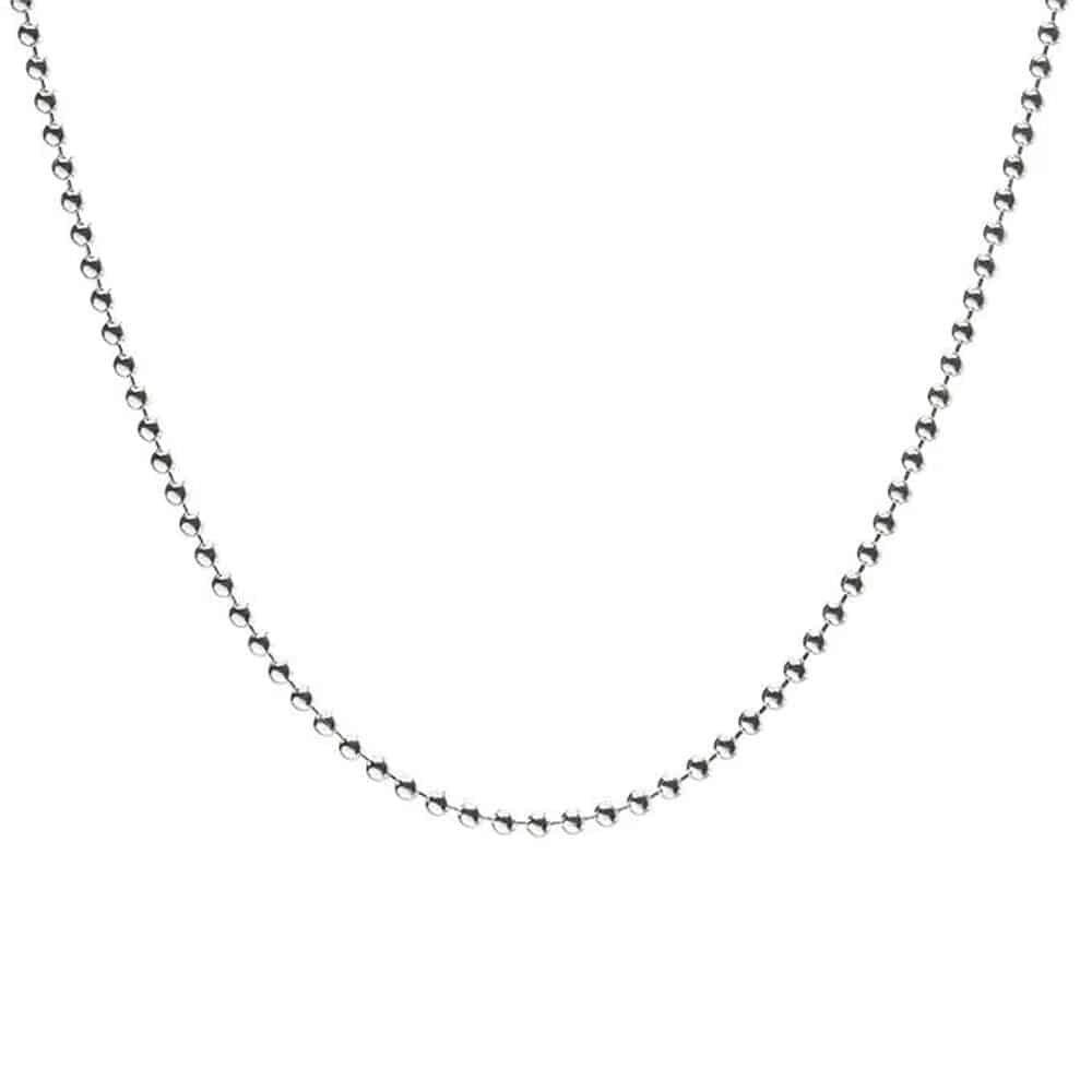 Silver Lola Ball Chain 2mm