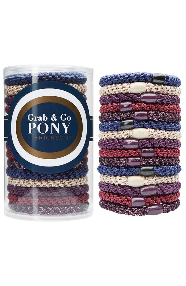 L. Erickson Grab & Go Pony Tube Bejeweled