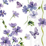 Boston International - Purple Spring Guest Napkin