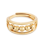 Demdaco Gold Be Calm Ring