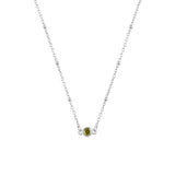 FYB - Birthstone Necklaces - Silver