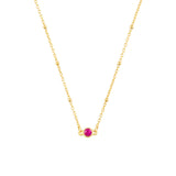 FYB - Birthstone Necklace - Gold