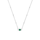 FYB - Birthstone Necklaces - Silver