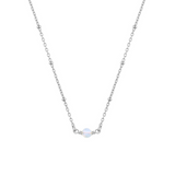 FYB - Birthstone Necklaces - Silver