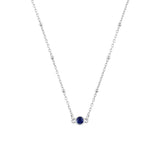 FYB - Birthstone Necklaces - Silver