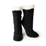 Britt's Knits Beyond Soft Slipper Socks Black