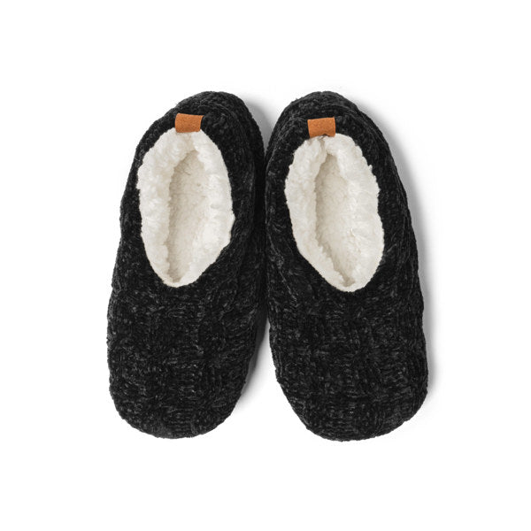 Britt's Knits Beyond Soft Slippers Black