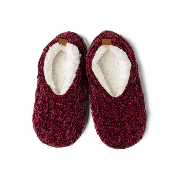 Britt's Knits Beyond Soft Slippers Wine