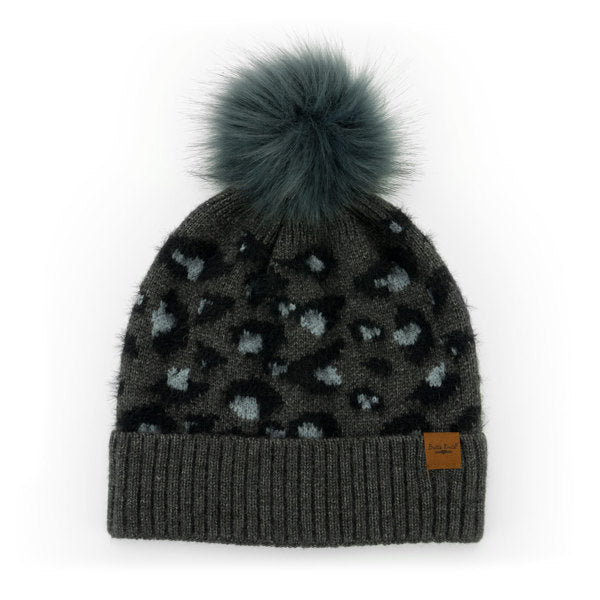 Britt's Knits - Snow Leopard Pom Hats