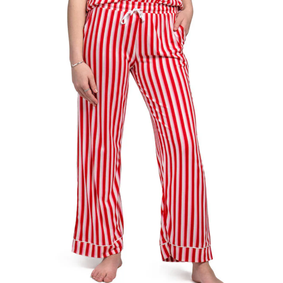 Hello Mello Holiday Lounge Pants Candy Cane Lane