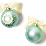 Coton Colors - Glass Ornament - Just Engaged