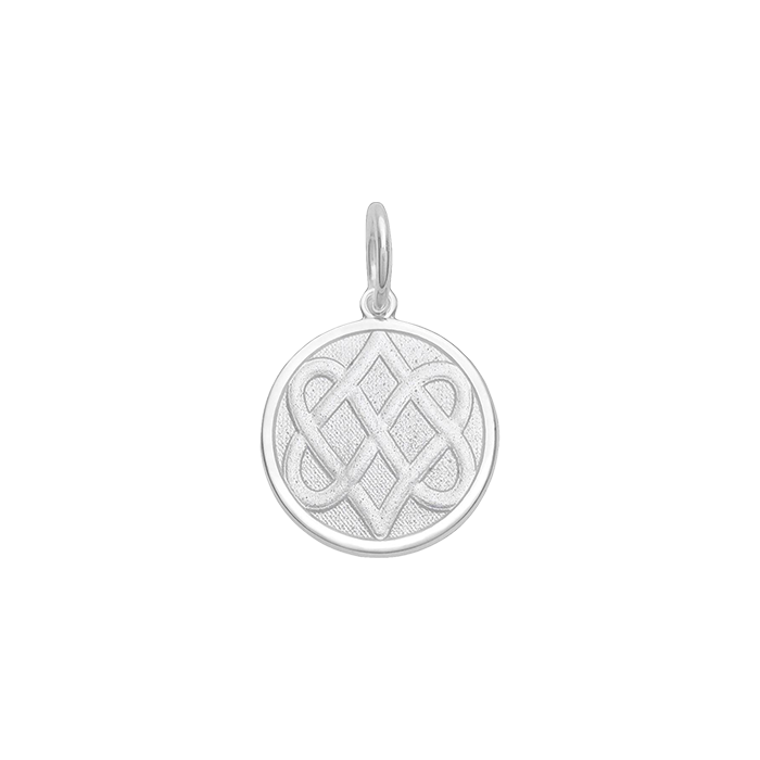 Lola Alpine White Celtic Knot Pendant