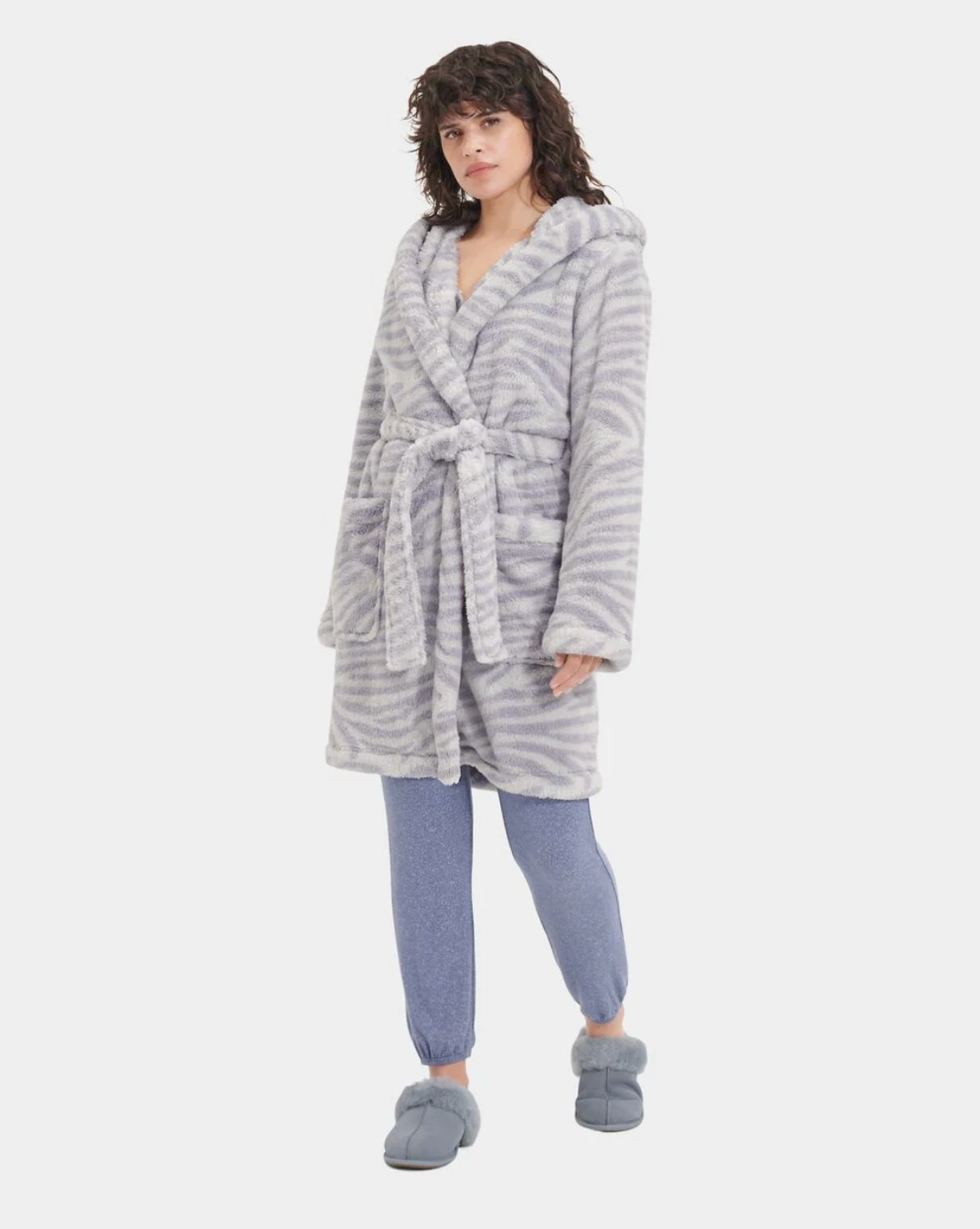 UGG Aarti Robe Cloudy Grey Zebra