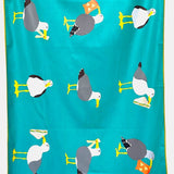 Clutch Towels - Seagulls Green 32" x 64" Towel